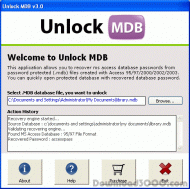 Break MDB File Password screenshot